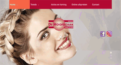 Desktop Screenshot of de-hoofdzaak.nl